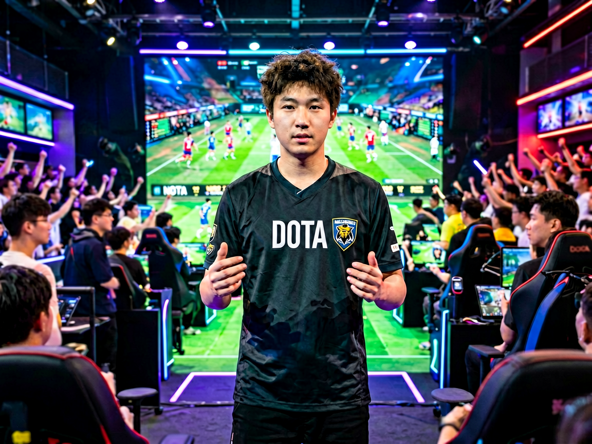电竞赛事封面，展示英雄联盟、DOTA2等热门电竞项目的观赛入口